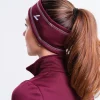 Accelerate Brushed Headband Burgundy – One Size