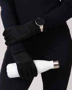 Accelerate Brushed Touch Gloves Black