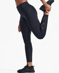 Aero Hi-Rise Comp Tights Black/Black Reflective