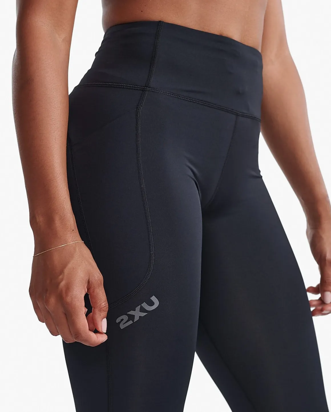 Aero Hi-Rise Comp Tights Black/Black Reflective