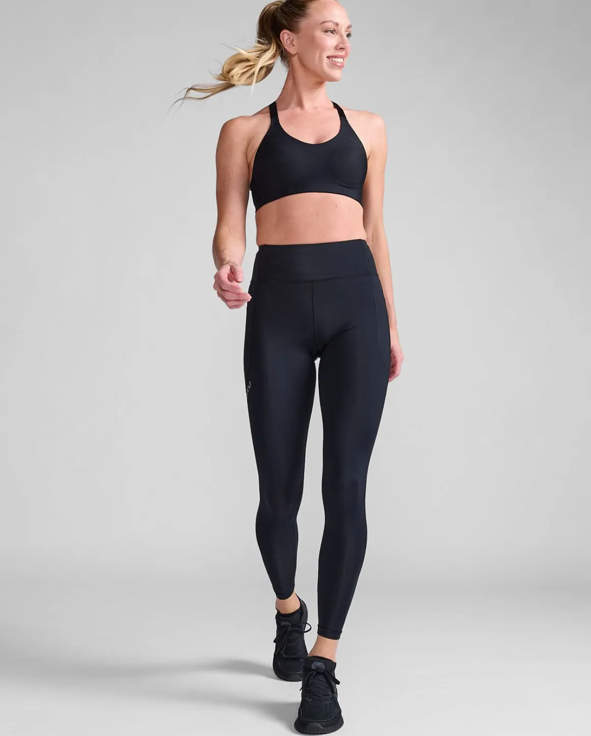 Aero Hi-Rise Comp Tights Black/Black Reflective