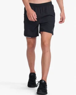 Aero 7 Inch Shorts Black/Silver Reflective