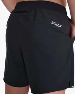 Aero 7 Inch Shorts Black/Silver Reflective