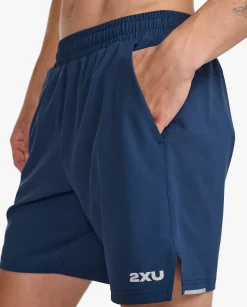 Aero 7 Inch Shorts Midnight/Silver Reflective