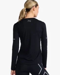 Aero Long Sleeve Black/Silver Reflective