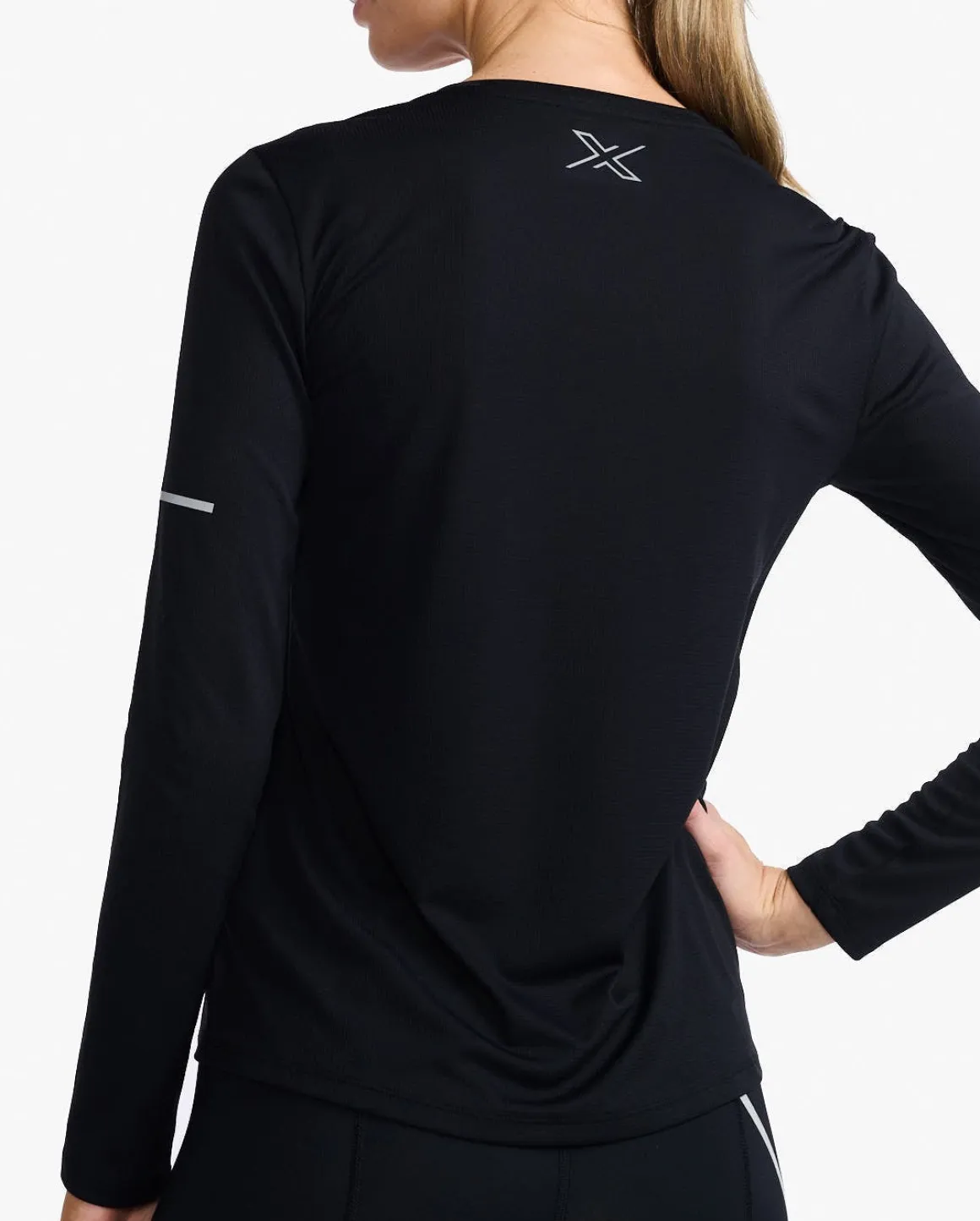 Aero Long Sleeve Black/Silver Reflective