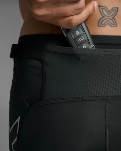 Aero Mesh Comp Shorts Black/Silver Reflective