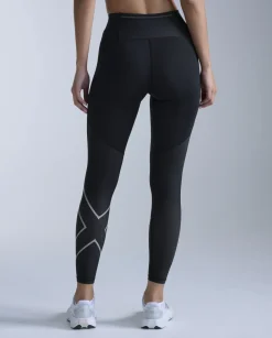 Aero Mesh Hi-Rise Comp Tights Black/SR