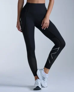 Aero Mesh Hi-Rise Comp Tights Black/SR