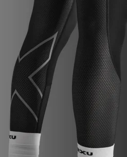 Aero Mesh Hi-Rise Comp Tights Black/Silver
