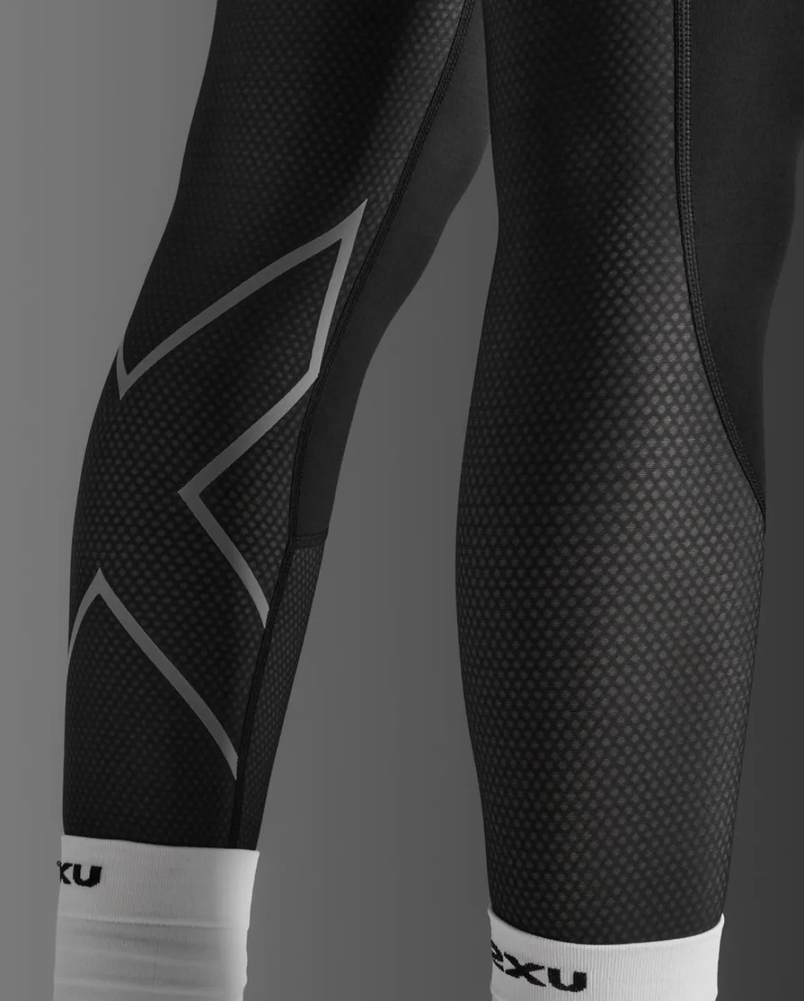 Aero Mesh Hi-Rise Comp Tights Black/Silver
