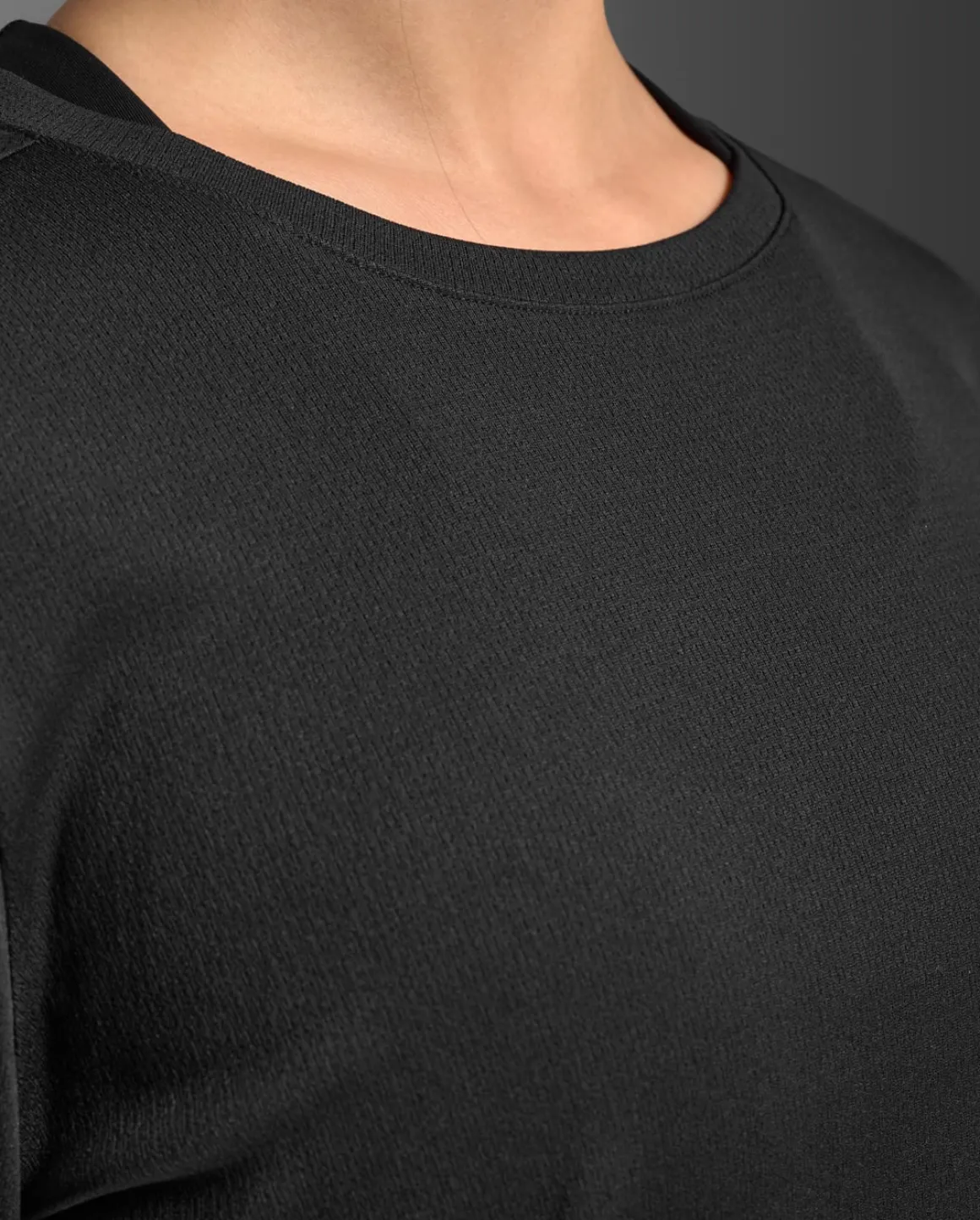 Aero Mesh Long Sleeve Black/Silver Reflecitve