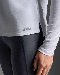 Aero Mesh Long Sleeve White/Silver Reflective