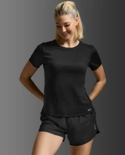 Aero Mesh Tee Black/Silver Reflecitve
