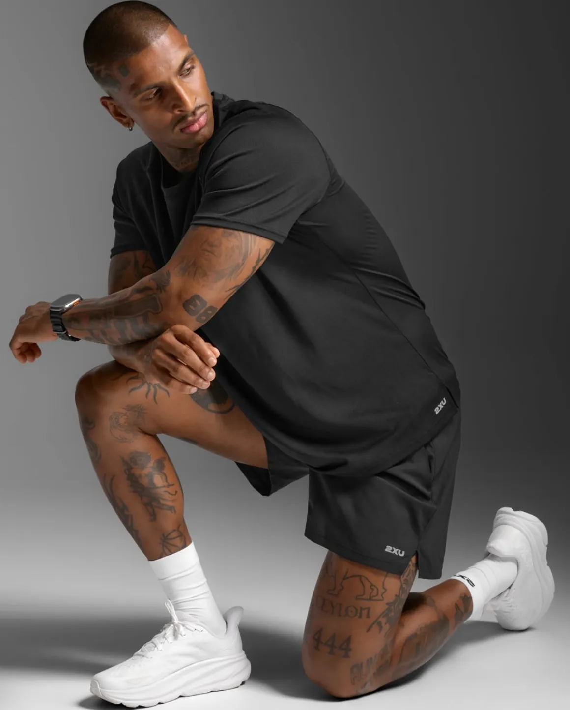 Aero Mesh Tee Black/Silver Reflective