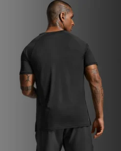 Aero Mesh Tee Black/Silver Reflective