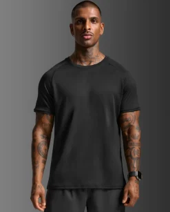 Aero Mesh Tee Black/Silver Reflective
