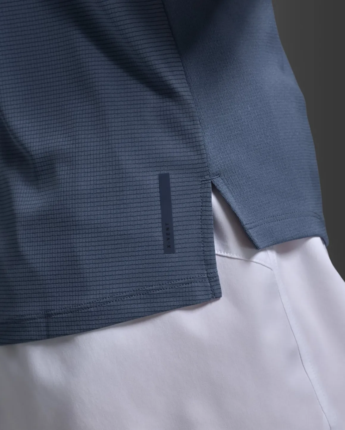 Aero Mesh Tee Indigo/Indigo Reflective