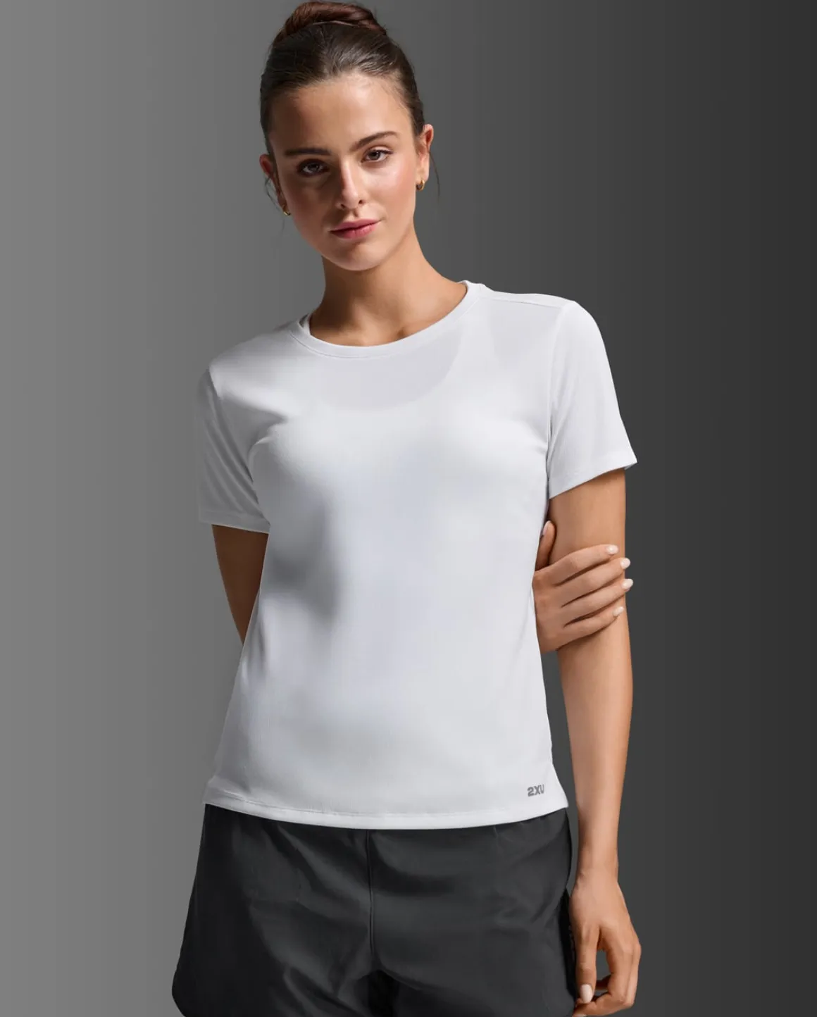 Aero Mesh Tee White/Silver Reflecitve