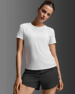 Aero Mesh Tee White/Silver Reflecitve