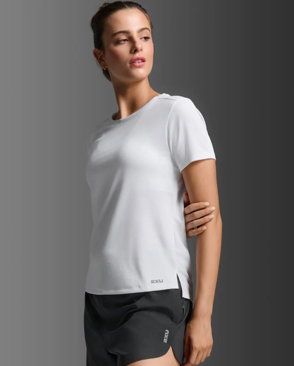 Aero Mesh Tee White/Silver Reflecitve