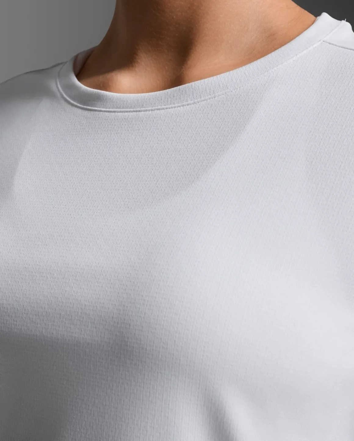 Aero Mesh Tee White/Silver Reflecitve