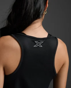 Aero Singlet Black/Silver Reflective