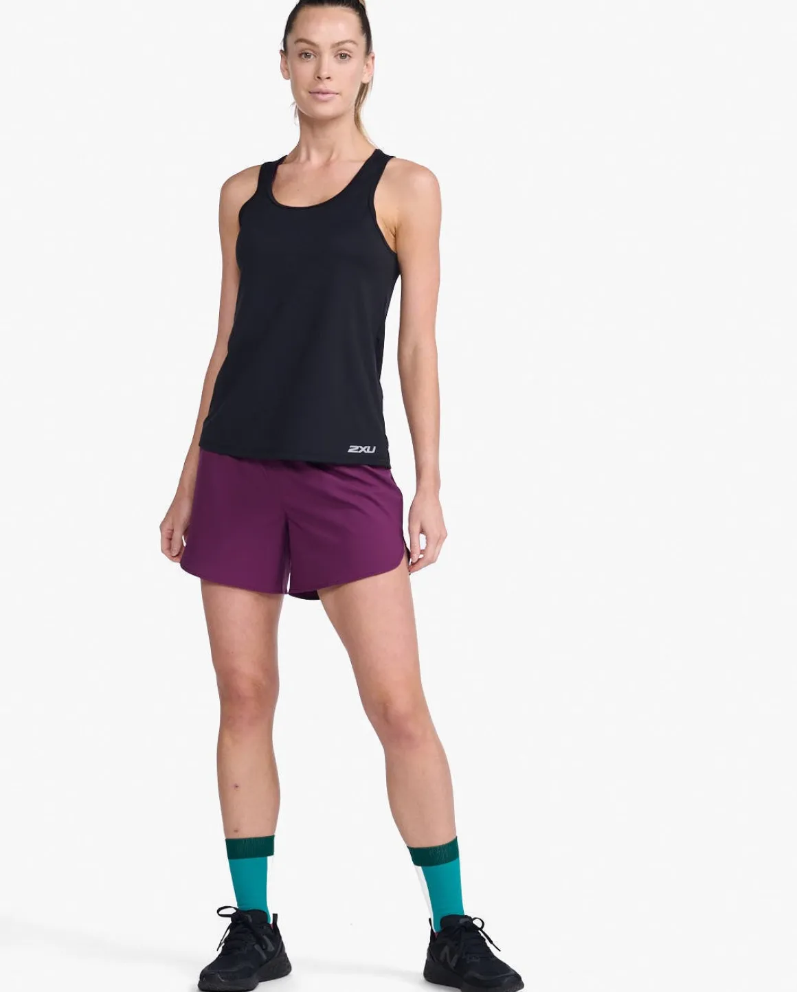 Aero Singlet Black/Silver Reflective