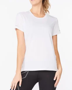 Aero Tee White/Silver Reflective