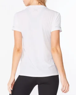 Aero Tee White/Silver Reflective