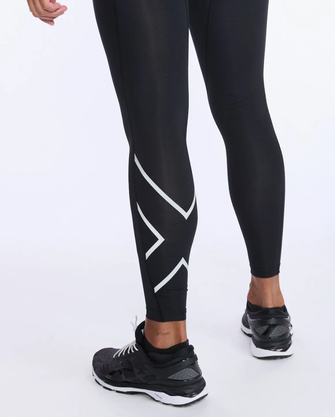 Aero Vent Comp Tights Black/Silver Reflective