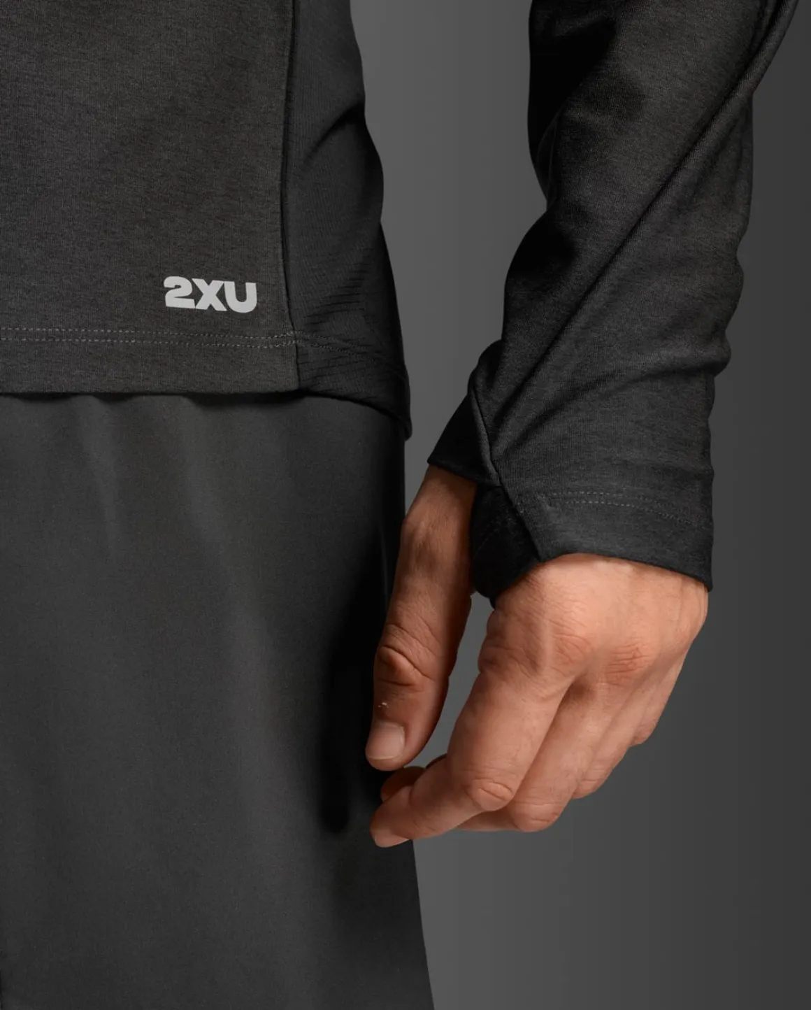 Aero 1/2 Zip Black/Silver Reflecitve