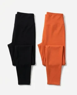 Air Legging Black + Red Desert 2-PACK