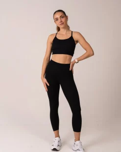 Air Legging Cropped Black