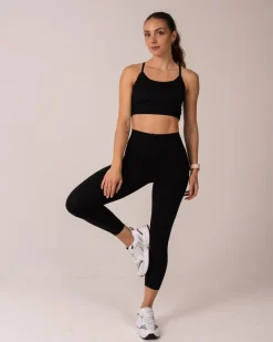 Air Legging Cropped Black