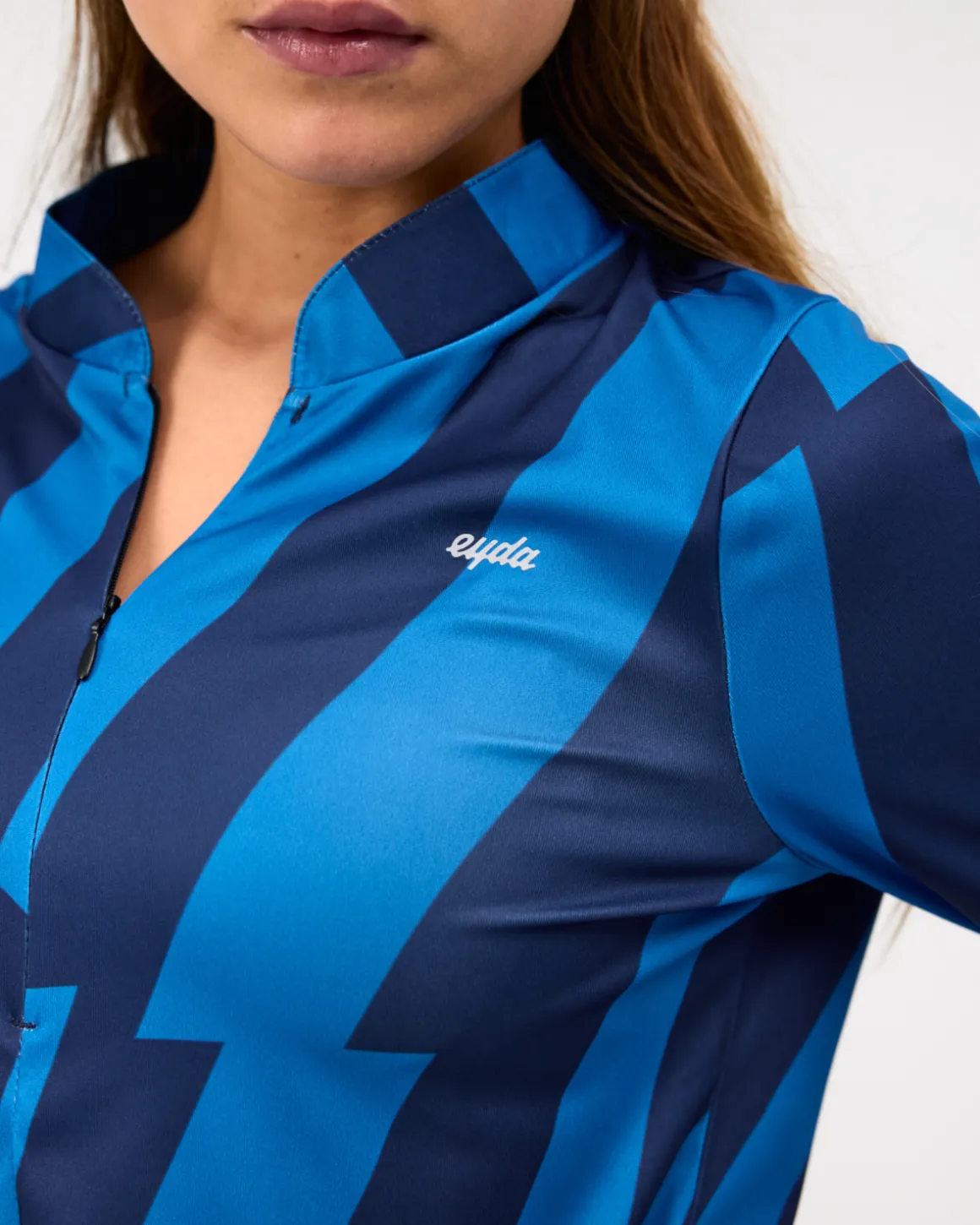 Alexine Long Sleeve Blue Graphic