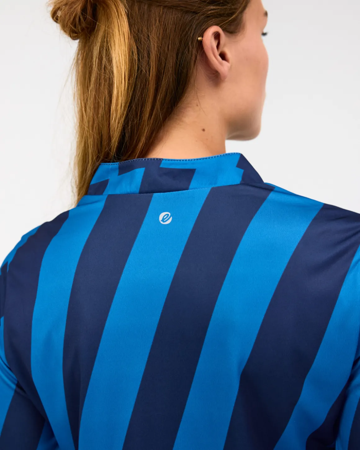 Alexine Long Sleeve Blue Graphic