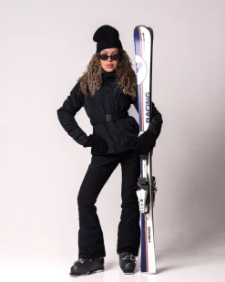 Alpine Salopette Ski Pants Black