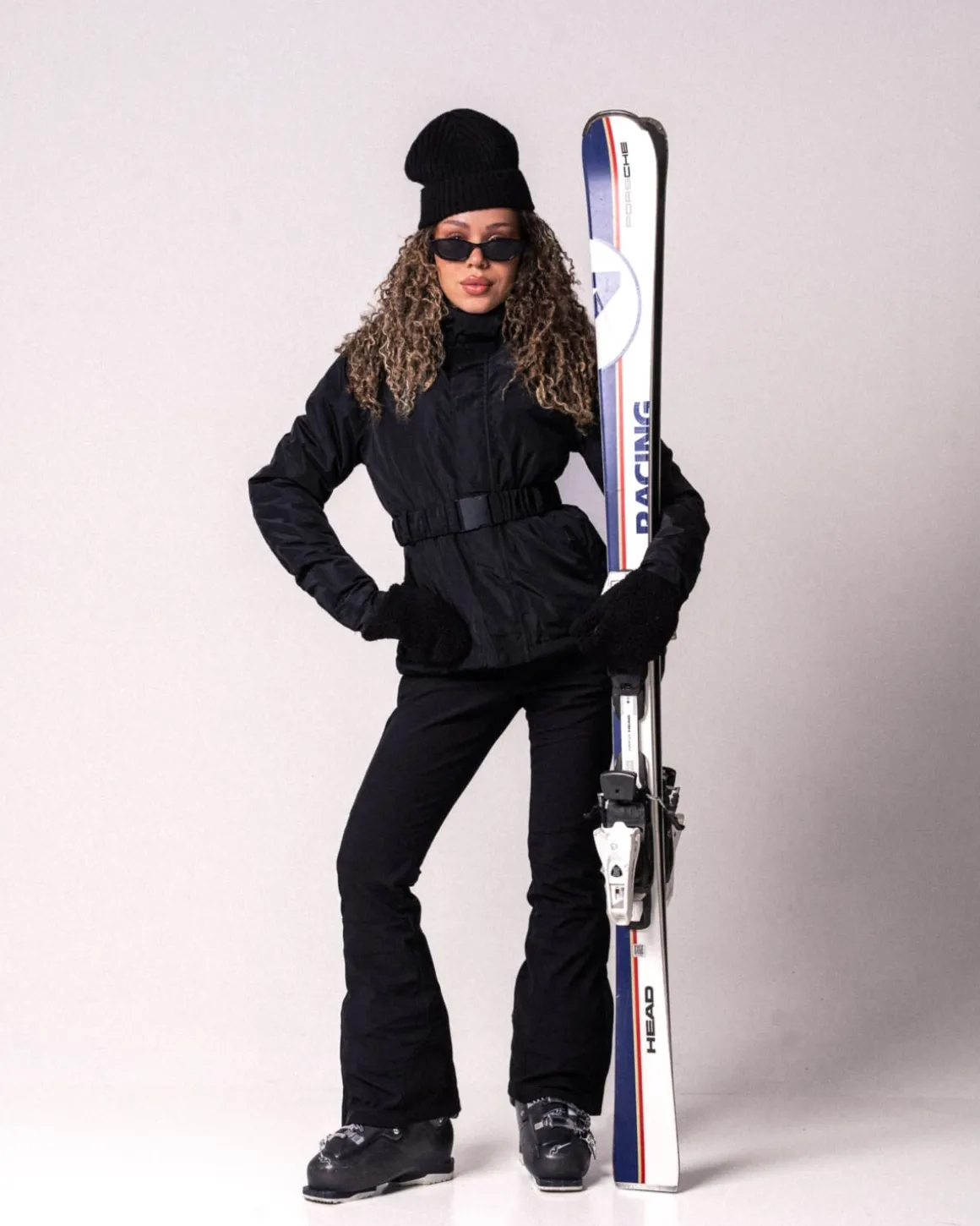 Alpine Salopette Ski Pants Black