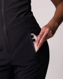 Alpine Salopette Ski Pants Black