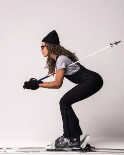 Alpine Salopette Ski Pants Black