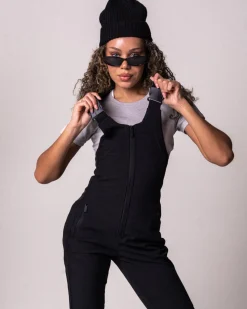 Alpine Salopette Ski Pants Black