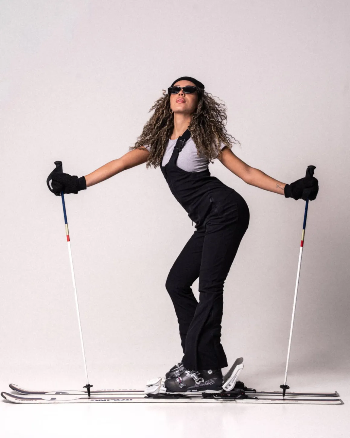 Alpine Salopette Ski Pants Black