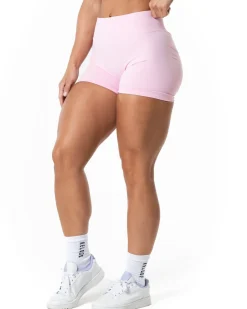 Aura Seamless Scrunch Shorts Light Pink