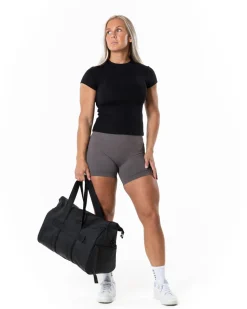 Aura Seamless Scrunch Shorts Earth Grey