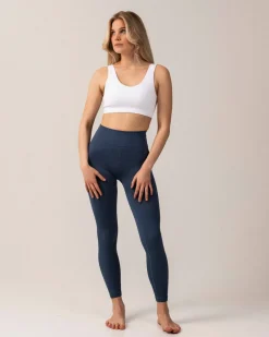 Balance Herringbone Seamless Bra White