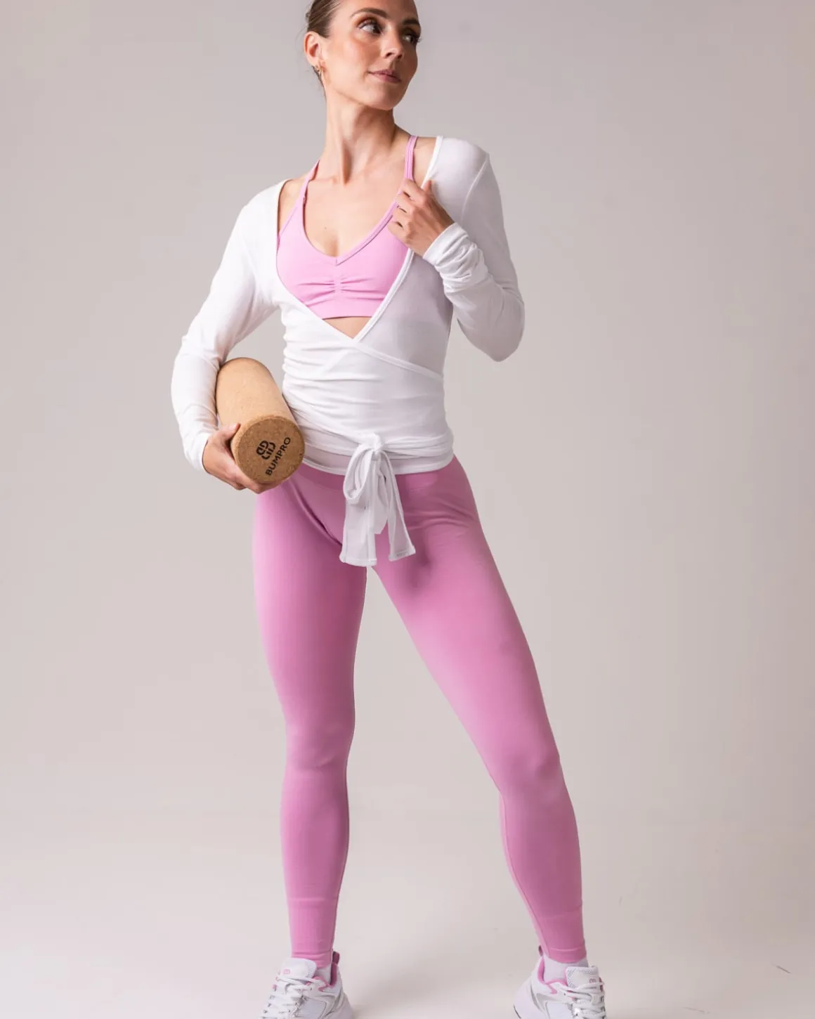 Ballet Wrap Top White