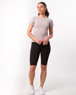 Beam Biker Shorts Black Iron Marl