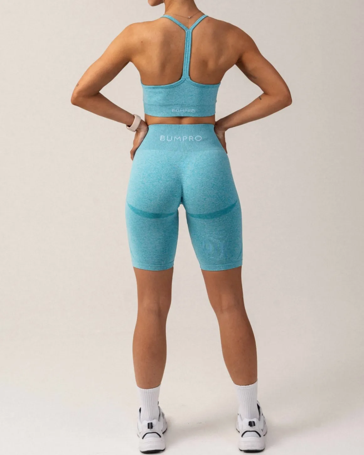 Beam Biker Shorts Blue Lolly Marl