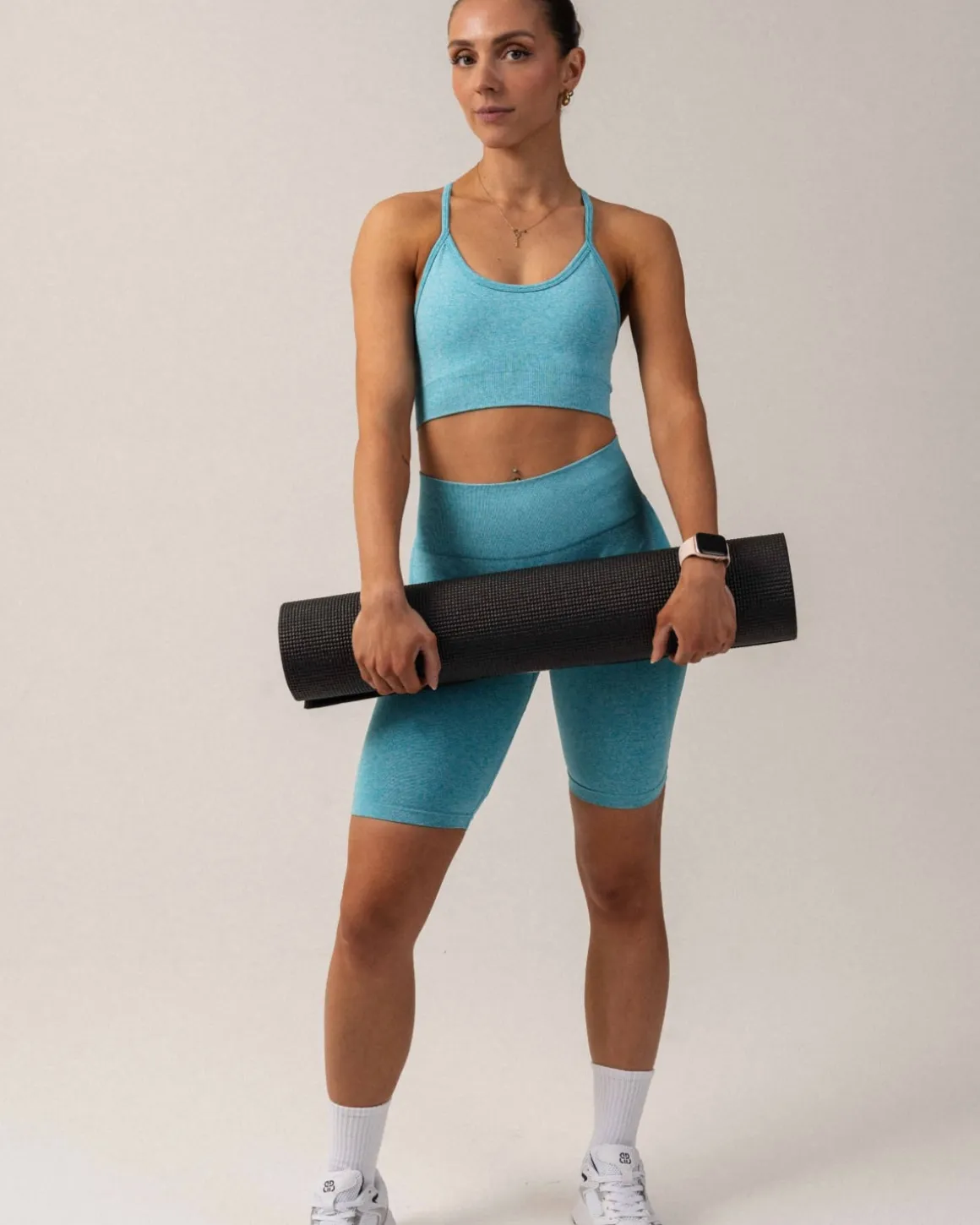 Beam Biker Shorts Blue Lolly Marl